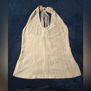 Proenza Schouler Cream Halter Tank Top